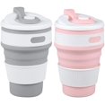 thumbnail image 1 of 2 Piezas de Taza Plegable de Silicona 350 Ml $2 Piezas de Taza de Viaje Reutilizable sin BPA con Tapa Botella de Agua Deportiva Taza de Café 350 Ml $2 Pieza de Taza Plegable de Silicona Taza de Café, 1 of 7