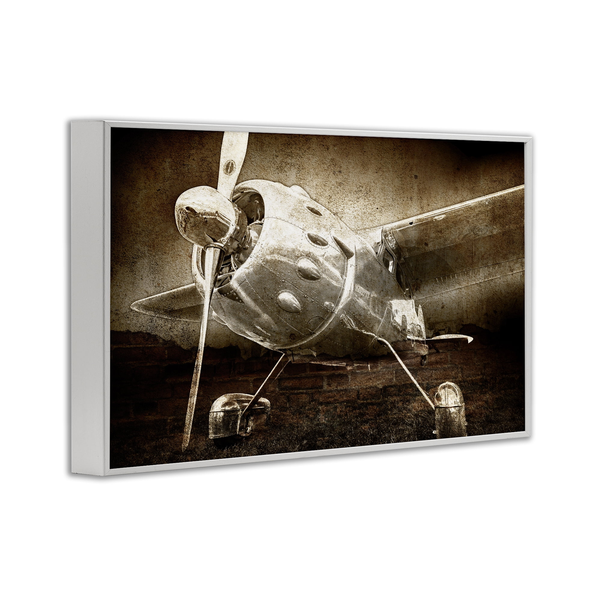 Stupell Industries Taking Flight Vintage White Framed Giclee Art, design by Kim Allen
