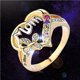 thumbnail image 4 of Jumpingount Anillo del día de la madre Amor Corazón Mamá Anillo de dedo Anillo de aniversario Regalo para mamá Ropa, zapatos y accesorios Miscelánea No.1 Jumpingount AP006762-01, 4 of 6