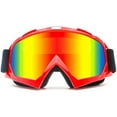 thumbnail image 1 of Gafas de esquí, gafas de nieve para snowboard para hombres y mujeres con lentes esféricas desmontables protección UV antivaho(Blue+Color), 1 of 5