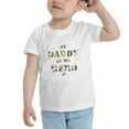 thumbnail image 3 of My Daddy is My Hero Funny Toddler T-Shirts for Boys Girls (White, Youth S), 3 of 5