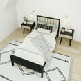 thumbnail image 6 of Max & Lily Scandinavian Twin Bed Frame, Solid Wood Platform Bed with Headboard, 6 of 6
