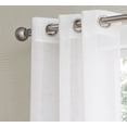 thumbnail image 3 of Ombre Semi Sheer Light Filtering Grommet Window Curtains & Drapes 76 x 84 Yellow, 3 of 5