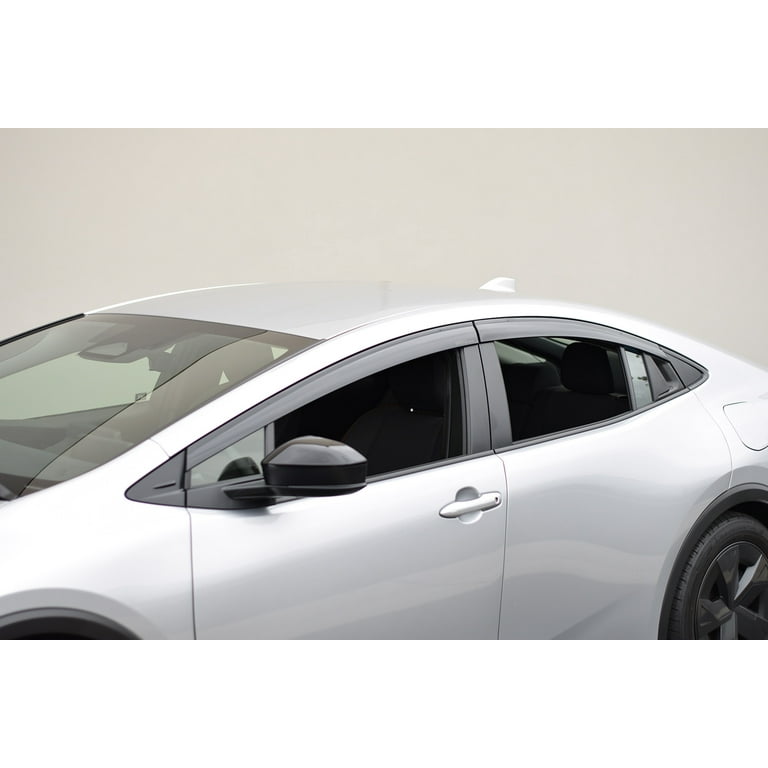 WellVisors Window Visors Compatible with Toyota Prius 2023-2024 Smoke