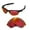 Fire Red Mirror Coated - Polarized, variant on Walleva Fire Red Polarized Replacement Lenses for Oakley Bottle Rocktet Sunglasses