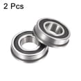 thumbnail image 5 of Unique Bargains F6003-2RS 17x35x10mm Double Scellé Roulements à Billes à Bride en Acier Chromé 2 Pack, 5 of 5