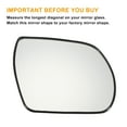 thumbnail image 3 of Reemplazo de vidrio del espejo retrovisor derecho para Hyundai SANTA FE 09-12, 3 of 6