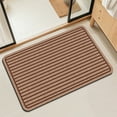 thumbnail image 6 of Inerposs Water Absorbing Door Mat, Fast Drying Floor Mat, Non-Slip Bathroom Mat, Dirt Counteractive Door Mat, Striped Diatom Mud Mat for Home Use, 6 of 6