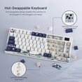 thumbnail image 4 of Teclado Womier S-K80 75% mecánico para juegos con pantalla a color, 4 of 6