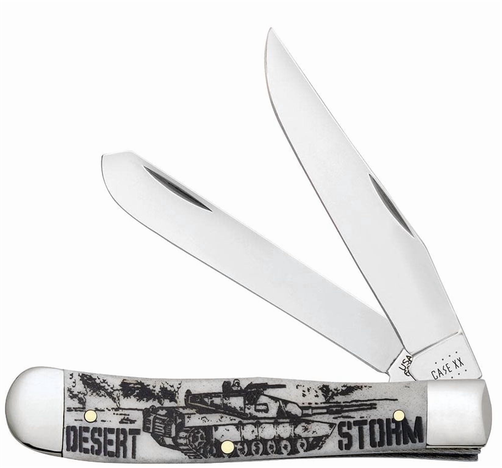 Case Cutlery 50953 Desert Storm Trapper Nat Folding Pocket Knife