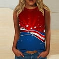 thumbnail image 2 of VerPetridure Women 4th of July Patriotic Tank Tops USA Flag American Independence Day Shirts Memorial Day Tops, 2 of 5