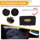 thumbnail image 5 of Clip para gafas de sol del coche Unique Bargains, soporte universal para gafas de sol en el parasol del coche, cuero negro 22x12cm 1 Pcs, 5 of 7