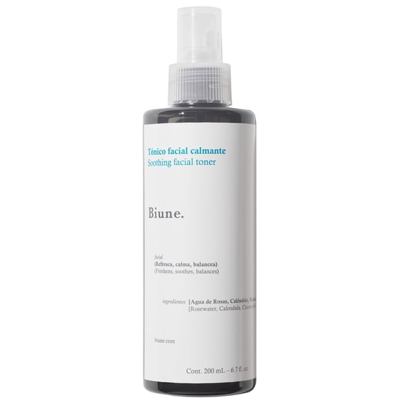 Tónico Facial Calmante | Con Agua de Rosas, Té Verde, Caléndula y Manzanilla | Hidrata, Refina los Poros y Balancea pH | Skin Care | Sin Alcohol - Para Todo Tipo de Pi
