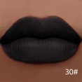 thumbnail image 4 of QIBEST Lápiz labial líquido mate, maquillaje de labios, brillo de labios desnudo, brillo de labios resistente al agua, rojo oscuro, negro, lápiz labial de larga duración, tinte de labios, 4 of 5