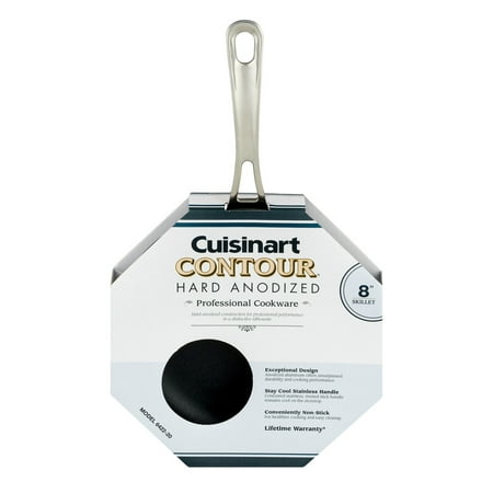 Cuisinart Contour Hard Anodized Skillet - 8 Inch Skillet, 1.0