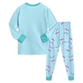 thumbnail image 4 of CAICJ98 Kids & Toddler Boys Pajamas 2 Piece Pjs Set Cotton Sleepwear Boys Clothing (Mint Green,6-7 Years), 4 of 7