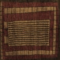 thumbnail image 1 of Ahgly Company Indoor Square Oriental Brown Modern Area Rugs, 7' Square, 1 of 4