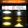thumbnail image 3 of 1par Faros Auxiliares Doble Color Led 35w Para Auto Moto, 3 of 8