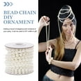thumbnail image 3 of YSNOOWE Pearls Beads String Garland Round Elegant Diy Jewelry Accessory 1 Roll 5m, 3 of 8