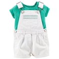 thumbnail image 2 of Carters Ensemble T-Shirt et Short 2 Pcs pour Bébé Fille 9 Mois Turquoise, 2 of 2