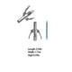 thumbnail image 4 of Eigraketly Acoplador de herramienta de engrase Manual portátil desmontable 690Bar anillo de sellado de goma a prueba de fugas M6/M8/M10/M12/M14 Herramientas eléctricas 1 PC, 4 of 6