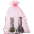 thumbnail image 6 of HRX Package Black Organza Bags 5x7 inch 100pcs, Mesh Candy Bags Jewelry Pouches Drawstring Empty Sachet for Present Wedding Giveaways, 6 of 10