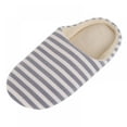 thumbnail image 3 of Women and Men's Slippers Comfort Bubble Fleece Memory Foam House Slippers Indoor Outdoor Anti Slip Rubber Sole, 3 of 5