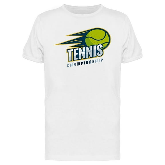 Tennis Championship Graphic T-Shirt Men -Image by Shutterstock, Male Medium