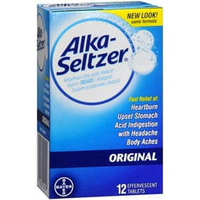 Alka Seltzer Original Antacid Effervescent Tablets 116 Ct Box Walmart Com Walmart Com