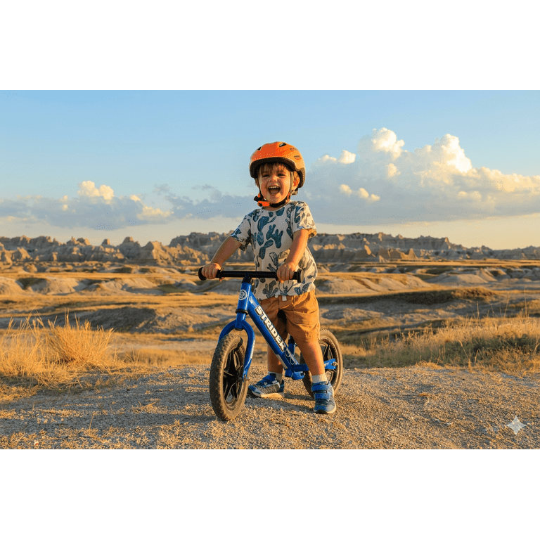 Strider 12 Classic Bike, Blue - No Pedal Balance Bicycle for Kids
