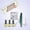 SheSlay Press-On Nail Starter Kit – UV Lamp, Full Nail Prep System & Thifit Coffin Press-On Nail Set-Sunkiss, variant on SheSlay Thikfit Flexible Full Coffin Press-On Nails Kit with Nail File, Glossy Brown French, 140 Pieces