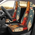 thumbnail image 2 of Pofeuu Rusty Rocket Launch Print Automotive Car Seat Covers Flat Cloth Full Set Seat Covers,Car Seat Covers front seats for Cars Trucks and SUVs(Two packs), 2 of 7