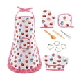 thumbnail image 2 of TISHITA Chef Clothing Set Early Learning Educational Toy Role Play Toy for Children Gift 11Pcs, 2 of 8