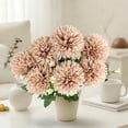 thumbnail image 6 of White Artificial Dahlia Bouquet 14 Inch Maintenance Free Faux Flowers For Home Decor Table Centerpiece, 6 of 6