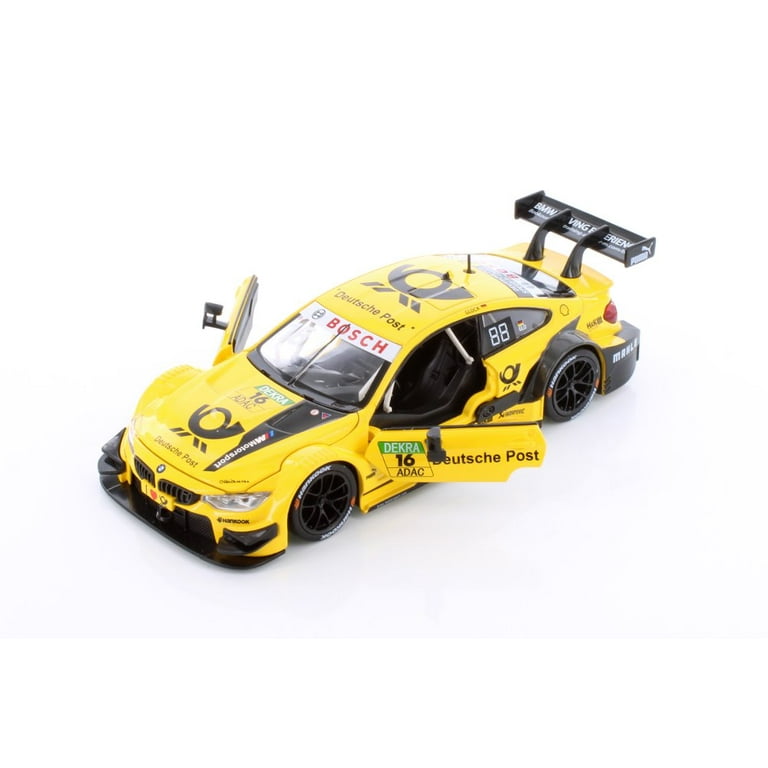 BMW M4 DTM, Yellow - Showcasts® 68256D - 1/24 scale Diecast Model