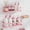 Pink, variant on ANHXN Adhesive Shower Caddy,Shower Shelves with Soap Holder,No Drilling Bathroom Organizer and Storage