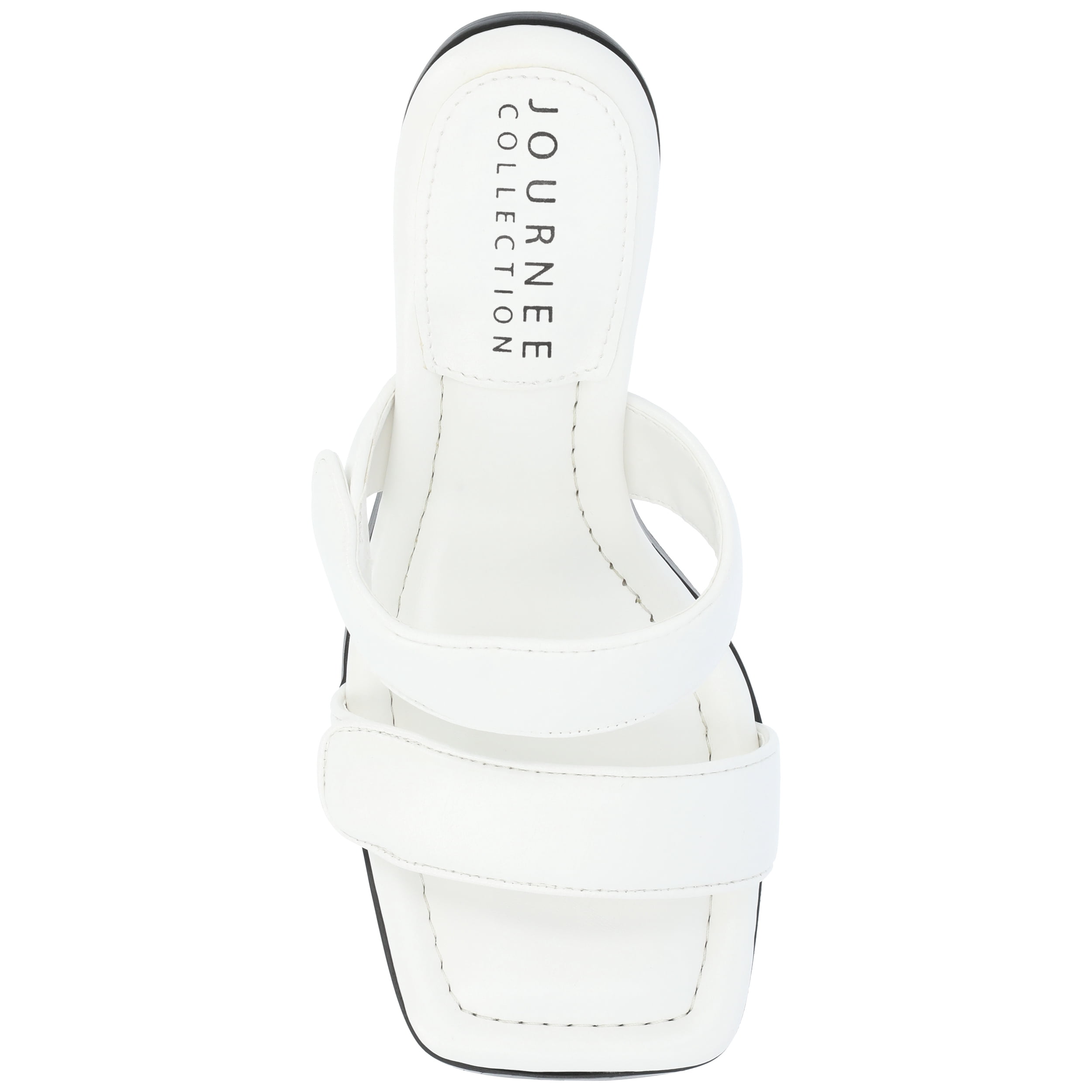 Journee Womens Essey Puffy Slip On Sandals