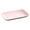 Pink, variant on Pink Oversized Rectangular Plates For Buffet And Hot Pot Serving Reusable Plastic Dishware Set With Scratch-Resistant Surface #415wJ