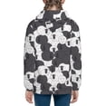 thumbnail image 6 of Picia Black And White Sheeps for Boys Fashion Full-zip Hoodies & Sweatshirts with Kangaroo Pocket,Zip-up Hooded Sweatshirt for Kid, Moisture Wicking & Breathable-Small, 6 of 6