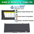 thumbnail image 2 of SR03XL HSTNN-DB8Q 11.55V 52.5W 4550mAh Laptop Battery Compatible with HP Envy x360 15-cn0003ca 15-cn1073wm 15-CP0053cl 15-CP0598sa 17-BW0503na 17-BW0008ca,HP Pavalion 15-CX0056wm, 2 of 7