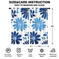 thumbnail image 2 of Blackout Kids Curtains,Blue Pioneer Flower Childrens Insulated Curtains Set Of 2,Bedroom Essentials,Toddler Room Decor 42x84in(106x213cm), 2 of 4