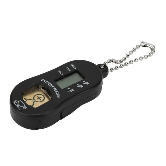 EZSPTO Button Cell Battery Tester, Clear Display Small Battery Checker For Hearing Aid