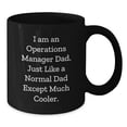 thumbnail image 2 of Cool Operations Manager Dad Gifts from Men to Operations Manager Black Coffee Mug for Graduation Unique Gifts, 2 of 4