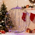 thumbnail image 2 of Colorful Twinkle Orbs 7.87in - Christmas Light Spheres, 2 of 6