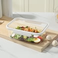 thumbnail image 5 of Better Homes & Gardens 10Cup Rectangle Glass Food Storage Container with Tritan Lid. Set of 1, 2 Pieces, A Practical Choice for Dry Goods and Bulk Ingredients, 5 of 9