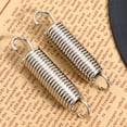 thumbnail image 4 of KAKOWELY 2 Pcs Ressort de Pédale en Acier Inoxydable pour Instruments de Percussion (Argent), 2.36"X0.39"X0.39 Pouces, 4 of 5
