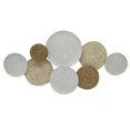 thumbnail image 1 of Sagebrook Home 15911 41 in. Metal Circle with Weaving Wall Decor, Natural & Multi Color, 1 of 1