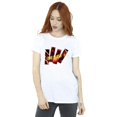 thumbnail image 2 of DC Comics Womens The Flash Pillars Cotton Boyfriend T-Shirt, 2 of 3