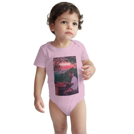 

Ocean Baby Onesie Singer Frank Blond Toddler Baby Boys Girls Short-Sleeve Bodysuits Cotton Romper Pink 2 Years