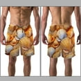 thumbnail image 3 of luoweisi Men's Beach Shorts Quick Dry Swim Trunks with Mesh Lining Shell 2XL, 3 of 5